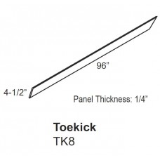 Toe Kick 8ftx1/4in